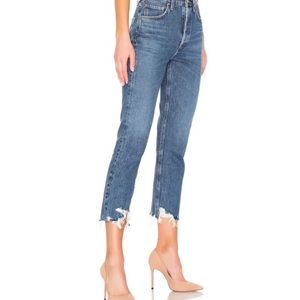 AGOLDE Riley high rise straight jean